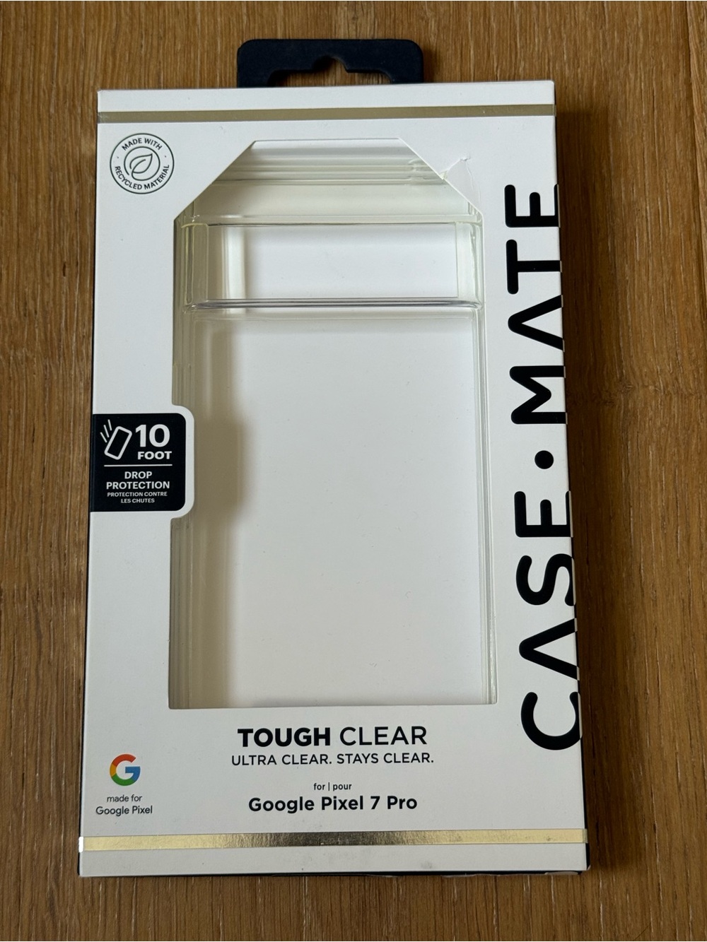 New Case-mate Clear Tough Protective Case Google Pixel 7 Pro Case Transparent
